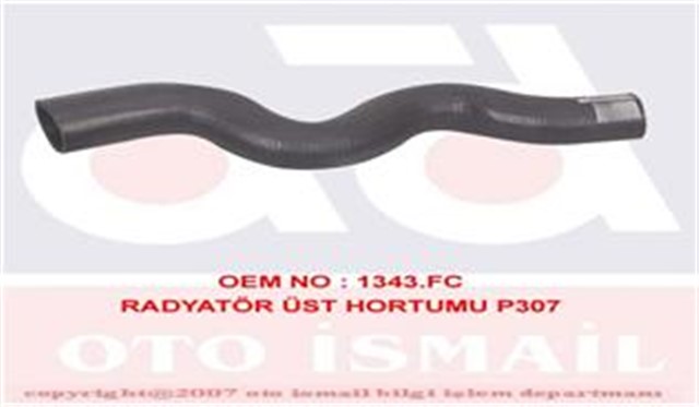 RADYATOR UST HORTUMU P307