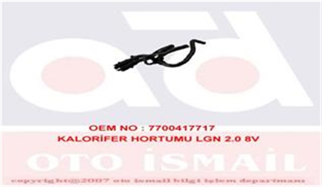 1959 KALORIFER HORTUMU LGN 2.0 8V