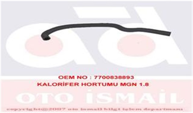 1415 KALORIFER HORTUMU MGN 1.8