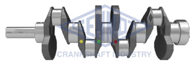 KRANK MILI H100 MINIBUS 94 - L300 MINIBUS 87 - L200 KAMYONET 96 - DOVME CELIK HYUNDAI D4BB H100 MINIBUS FORGED/DOVME CELIK