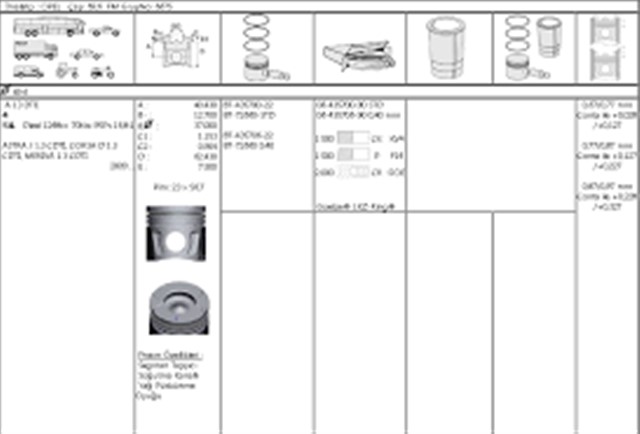 MOTOR PISTON SEGMAN 0.40 88.00MM KARSAN JEST MINIB 14 DUCATO 120/130 2.3DJTD EURO5 87 - 844906 - 32 87 - 844906 - 32