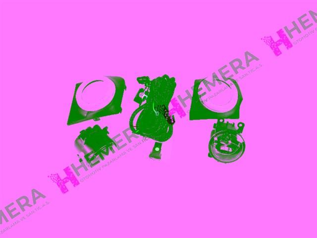 AYNA DIS SOL KOMPLE MANUEL HYUNDAI ACCENT YUMURTA KASA 1995 - 2000