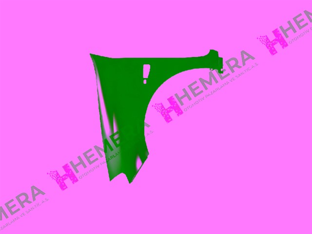 CAMURLUK ON SOL SAC SINYAL DELIKLI RENAULT SYMBOL 2009 - 2012