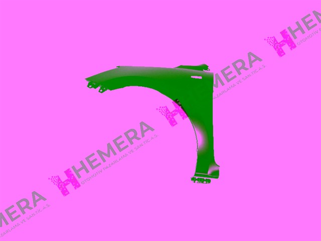 CAMURLUK ON SOL SAC SINYAL DELIKLI KIA RIO 2018 - 2019