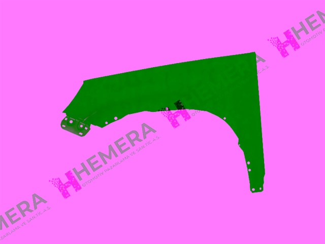 CAMURLUK ON SOL SAC SINYAL DELIKSIZ DODIK DELIKLI VW TIGUAN 2008 - 2011