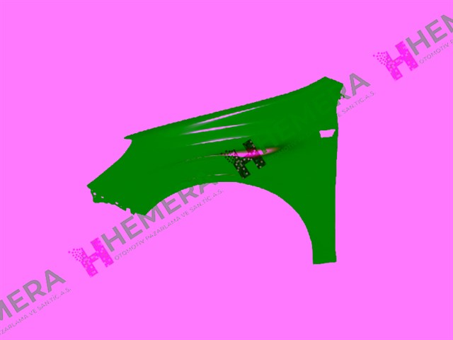 CAMURLUK ON SOL SAC SINYAL DELIKLI OPEL ASTRA H 2004 - 2014