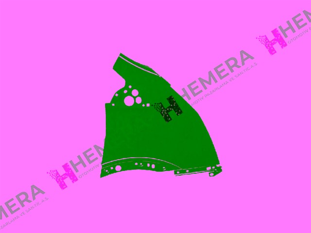 CAMURLUK ON SAG SAC SINYAL DELIKSIZ FORD TRANSIT 2015