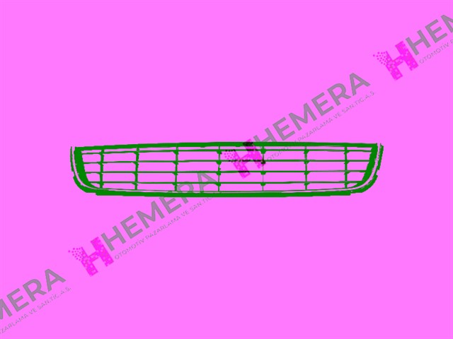 IZGARA TAMPON ON ORTA VW GOLF VI 2008