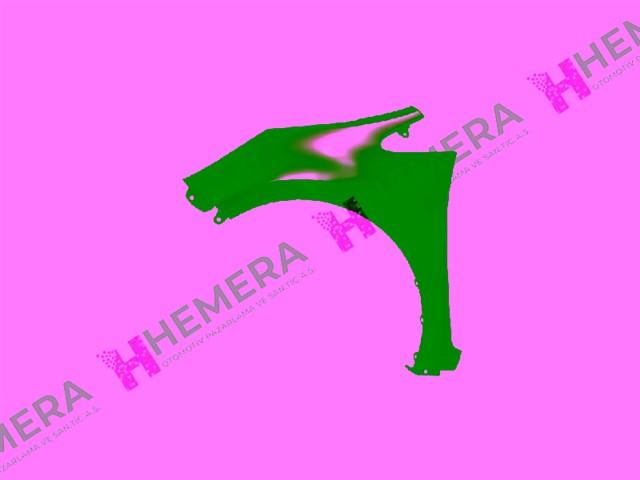 CAMURLUK ON SOL SAC SINYAL DELIKLI KIA RIO 2011