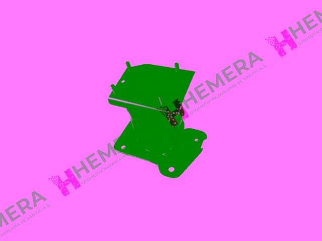 BRAKET TAMPON ON SOL NISSAN QASHQAI 2013