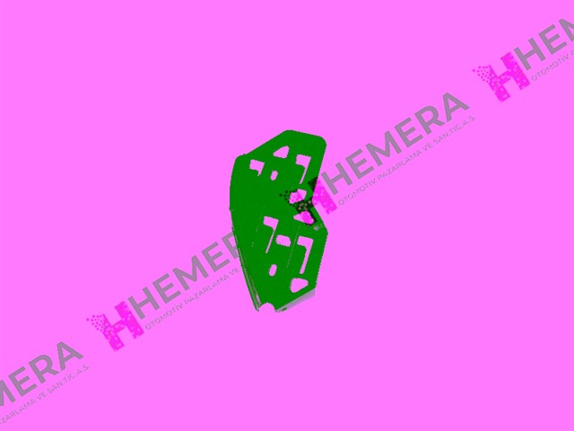 BRAKET TAMPON ON SOL VW POLO 2005 - 2009