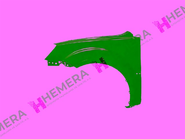 CAMURLUK ON SOL SAC SINYAL DELIKSIZ KIA RIO 2006 - 2011