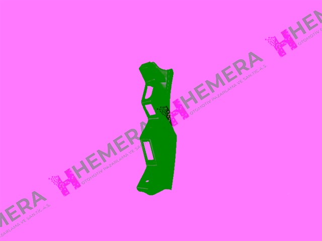 BRAKET TAMPON ON SOL VW PASSAT 2005 - 2010