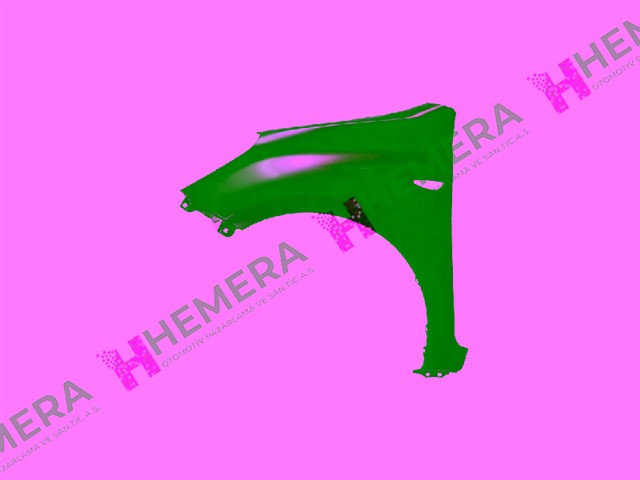 CAMURLUK ON SOL SINYAL DELIKLI HYUNDAI I20 2008 - 2011