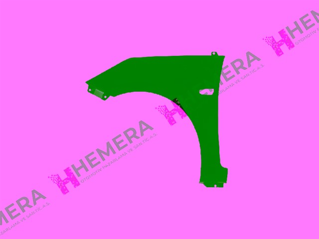 CAMURLUK ON SOL SAC SINYAL DELIKLI HYUNDAI ACCENT BLUE 2011 - 2014