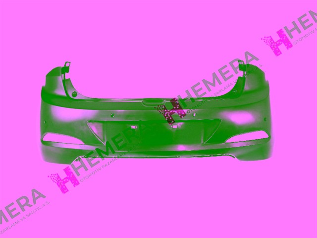 TAMPON ARKA PARK SENSORLU REFLEKTOR DELIKLI HYUNDAI I20 2014
