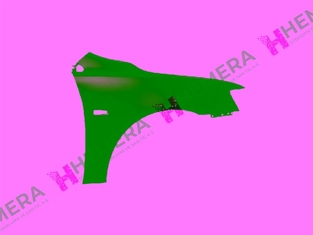 CAMURLUK ON SAG SAC SINYAL DELIKLI MITSUBISHI LANCER 2008