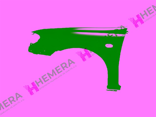 CAMURLUK ON SOL SAC SINYAL DELIKLI NISSAN MICRA 2003 - 2006