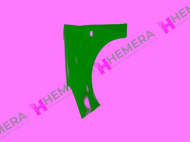 CAMURLUK ON SOL SAC SINYAL DELIKLI PEUGEOT 206 PLUS 2008