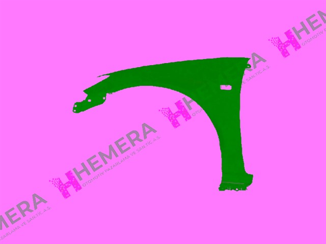 CAMURLUK ON SOL SAC SINYAL DELIKLI HONDA CIVIC 2004 - 2006