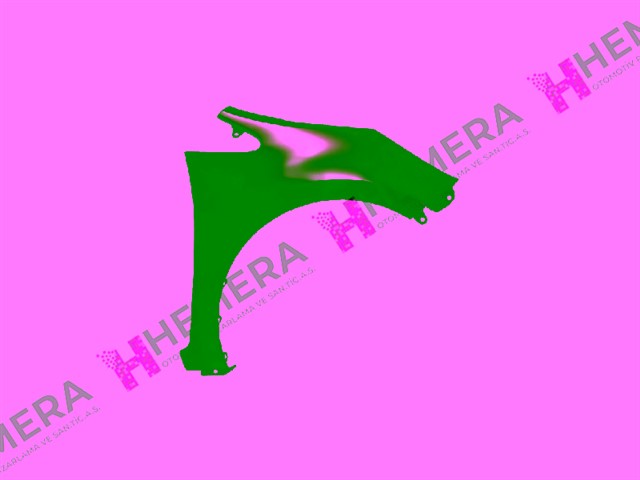 CAMURLUK ON SAG SAC SINYAL DELIKLI KIA RIO 2011