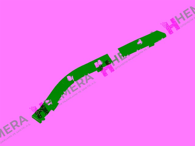 BRAKET TAMPON ARKA SAG HYUNDAI ACCENT BLUE 2011 - 2016