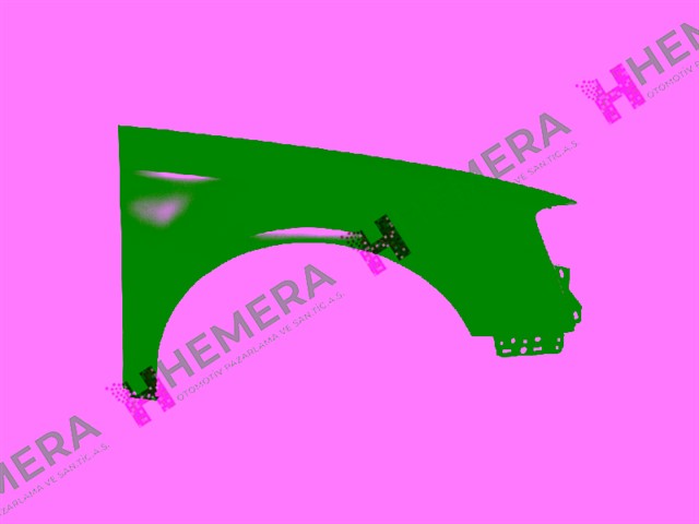 CAMURLUK ON SAG SAC SINYAL DELIKSIZ VW PASSAT 2006 - 2011