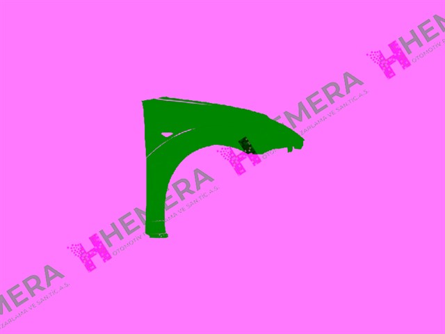 CAMURLUK ON SAG SAC SINYAL DELIKLI FORD FOCUS 1998 - 2001