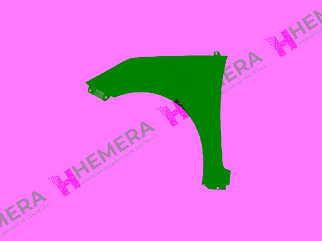 CAMURLUK ON SOL SAC SINYAL DELIKSIZ HYUNDAI ACCENT BLUE 2011 - 2018