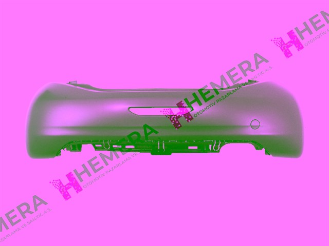 TAMPON ARKA ASTARLI SENSORSUZ GRI PEUGEOT 208 2012