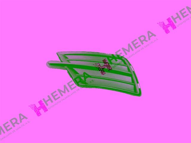 KAPAK SIS FAR SOL SISSIZ - SIYAH VW CADDY 2015