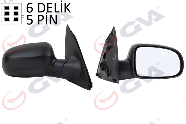 DIS DIKIZ AYNASI SAG CORSA C 01 ELEKTRIKLI ISITMALI KONVEKS 5 FIS VM - 200EHR