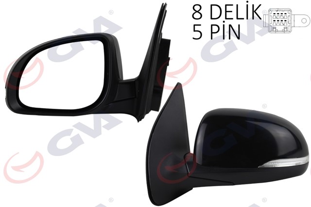 DIS DIKIZ AYNASI SOL I20 12 ELEKTRIKLI ISITMALI SINYALLI KONVEKS