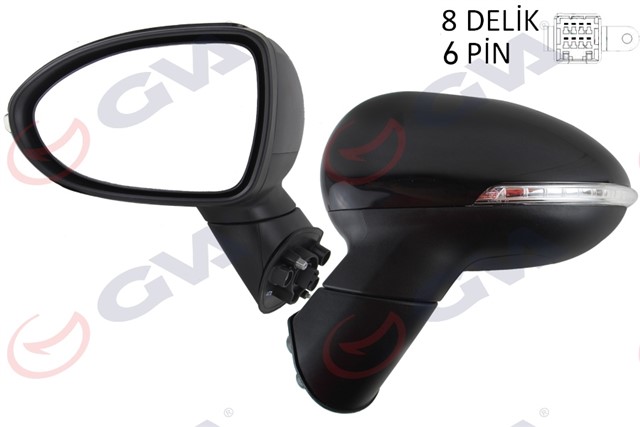 DIS DIKIZ AYNASI SAG RIO 13 ELEKTRIKLI ISITMALI SINYALLI KONVEKS