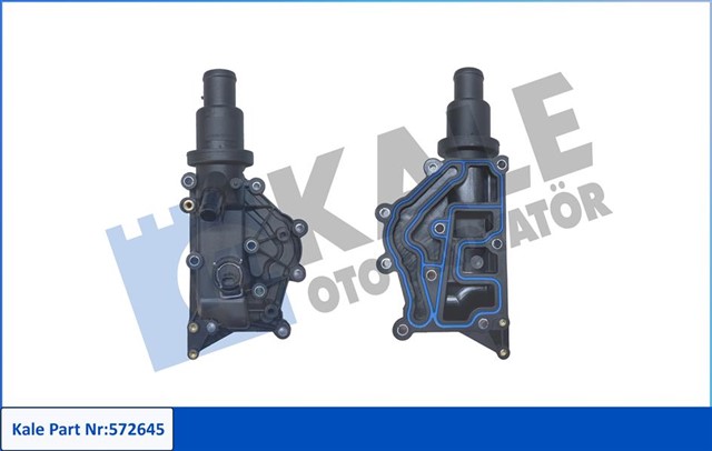 KOMPLE TERMOSTAT - PLASTIK GOVDELI 89 C RENAULT CLIO - FLUENCE - GRAND SCENIC - LAGUNA - MEGANE - SCENIC