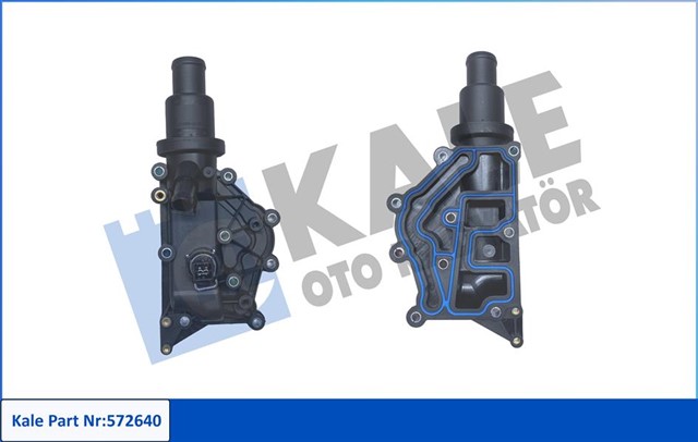 KOMPLE TERMOSTAT - PLASTIK GOVDELI 89 C RENAULT CLIO - GRAND SCENIC - MEGANE - MODUS - GRAND MODUS - SCENIC TWINGO - WIND