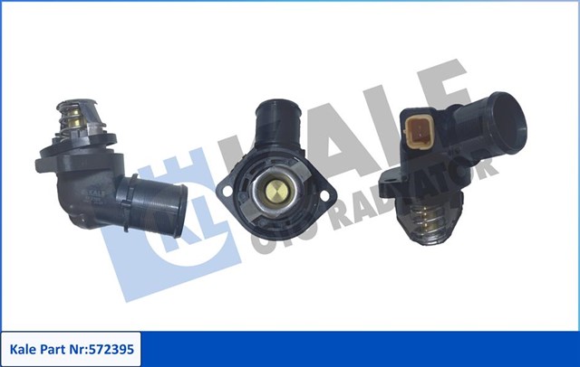 KOMPLE TERMOSTAT - PLASTIK GOVDELI 103 C CITROEN C2 - C3 I - C3 II - FIAT FIORINO - QUBO - PEUGEOT 1007 - 206 - 207