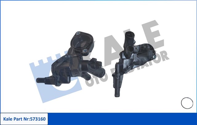 KOMPLE TERMOSTAT - PLASTIK GOVDELI 83 C DACIA LOGAN II - SANDERO II - REANULT CAPTUR I - CLIO IV - SYMBOL III