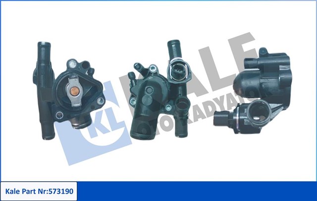 KOMPLE TERMOSTAT - PLASTIK GOVDELI 83 C NISSAN PRIMASTAR - OPEL VIVARO A - RENAULT MEGANE II - SCENIC II TRAFIC II