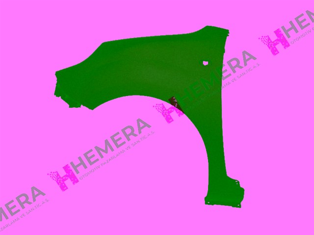 CAMURLUK ON SOL ASTARLI GRI RENAULT KANGOO 2013