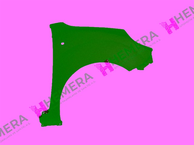 CAMURLUK ON SAG ASTARLI GRI RENAULT KANGOO III 2013 - 2018