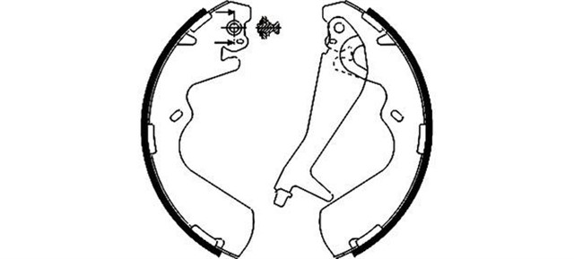 ARKA PABUC BALATA STAREX 2.5 TD GS8696