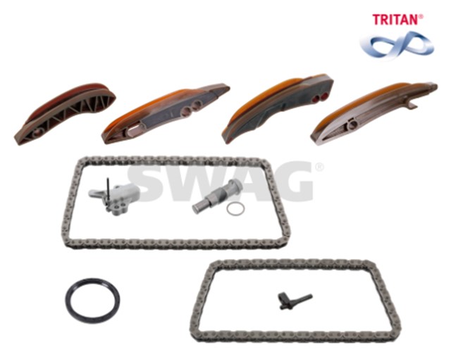 EKSANTRIK ZINCIR SETI ALT UST BMW B37 C15 F45 F46 F48 MINI F54 F55 F56 F57 F60 FEBI 174035