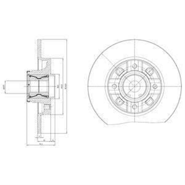 ARKA FREN AYNASI ADET C4 - 308 07 DS4 11 249X9X4DL PORYALI