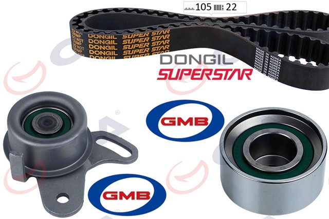 EKSANTRIK GERGI KITI 105X220 ACCENT ERA 1.4 - 1.6 - 16V - COUPE 1.6I 16V - ELANTRA 1.6 - GETZ 1.6