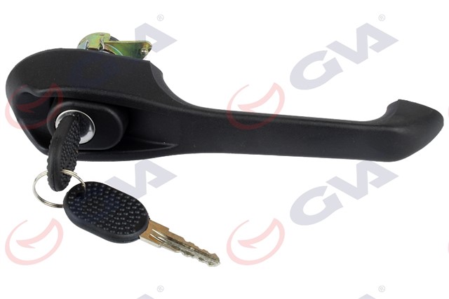 DIS KAPI KOLU ON SOL ANAHTAR DELIKLI SIYAH DESENLI TEMPRA 159 90 - 97 - TIPO 160 87 - 95