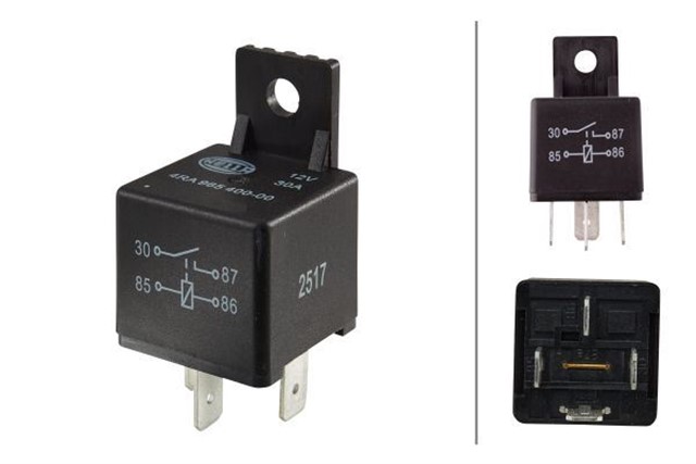 ROLE 4 - KUTUPLU 12V 30A KAPAYICI 61311353789 - 6050578 - 6059235 - 03022170 - 515001750 - 43206400 - 672599