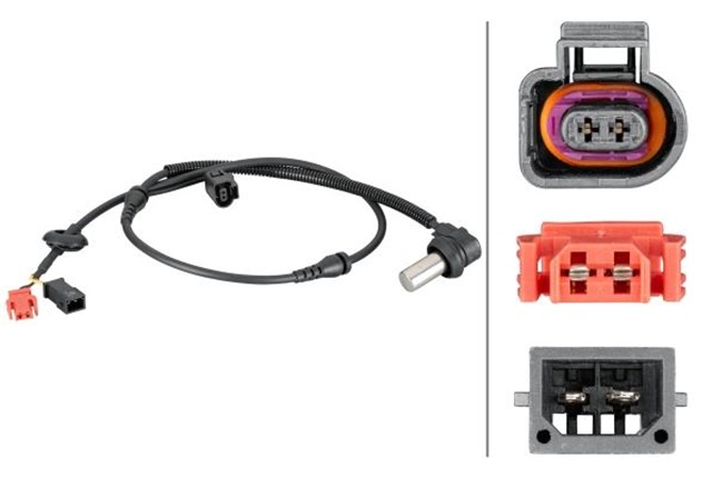 ABS SENSORU ON SAG - SOL PASSAT - A4 - SUPERB 97 - 04