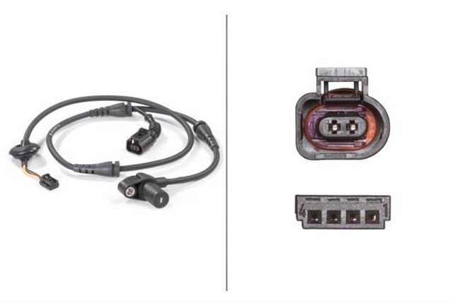 ABS HIZ SENSORU ON AUDI A4 1.6 - 2.0 00 - 04 1.8T 02 - 04