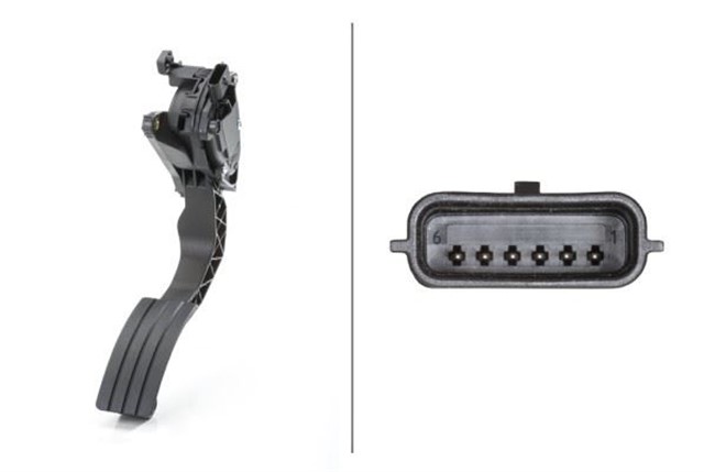 GAZ PEDALI KONUM SENSORU DACIA RENAULT 6 KUTUPLU